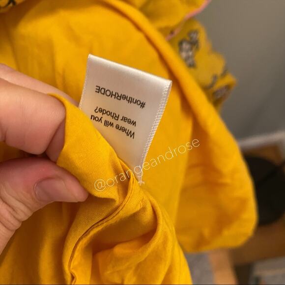 RHODE Yellow Frida Maxi Dress XS - Picture 15 of 16